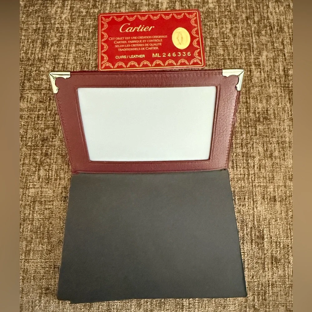 Authentic Cartier Bordeaux Leather Wallet | NEW WITH BOX 💳